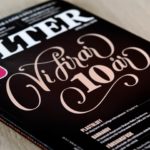Printed lettering cover for Magasinet Filter