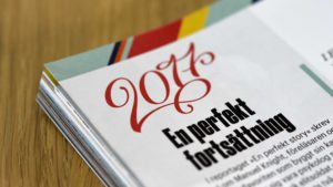 Printed vignette for Magasinet Filter