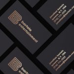 Business cards design for Bartolo Entertainment