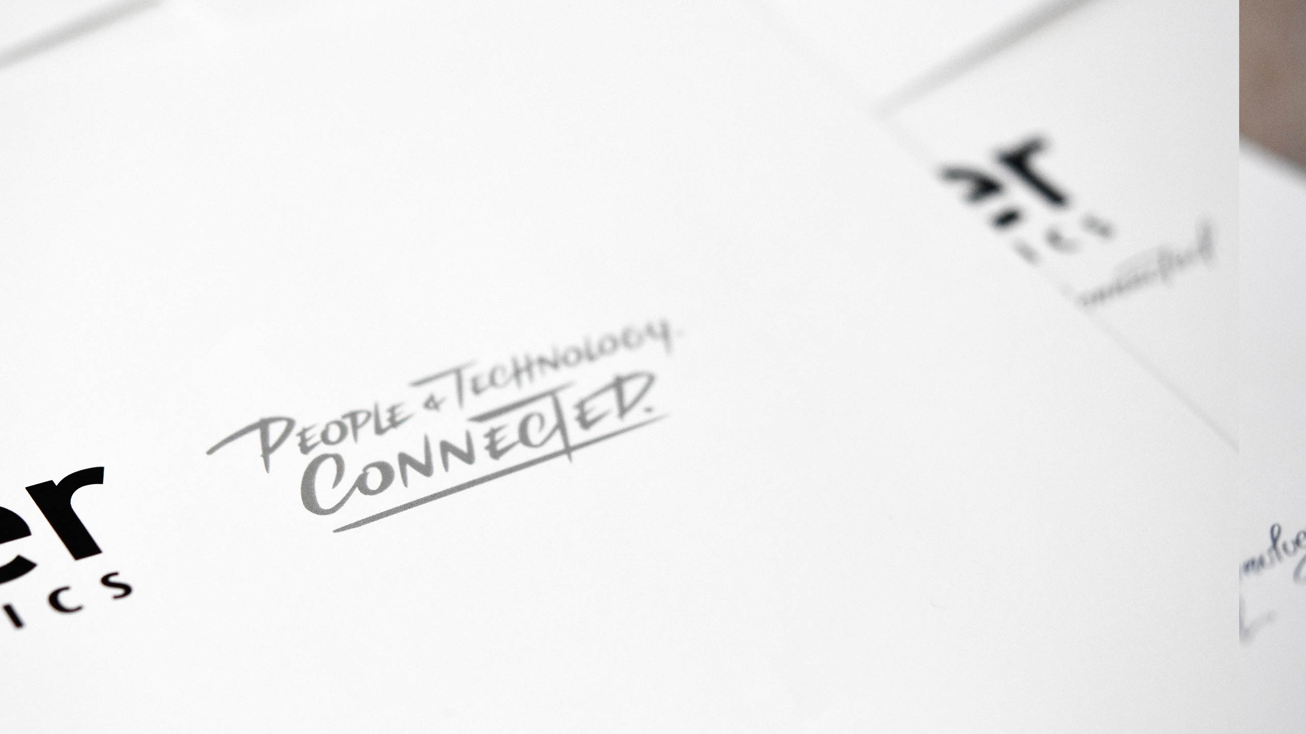 Digital draft for Beijer Electronics tagline. 