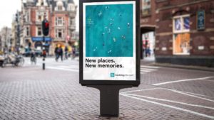 Billboard design for Booking Elite.