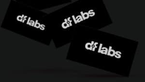 Business cards design for DNF LABS.