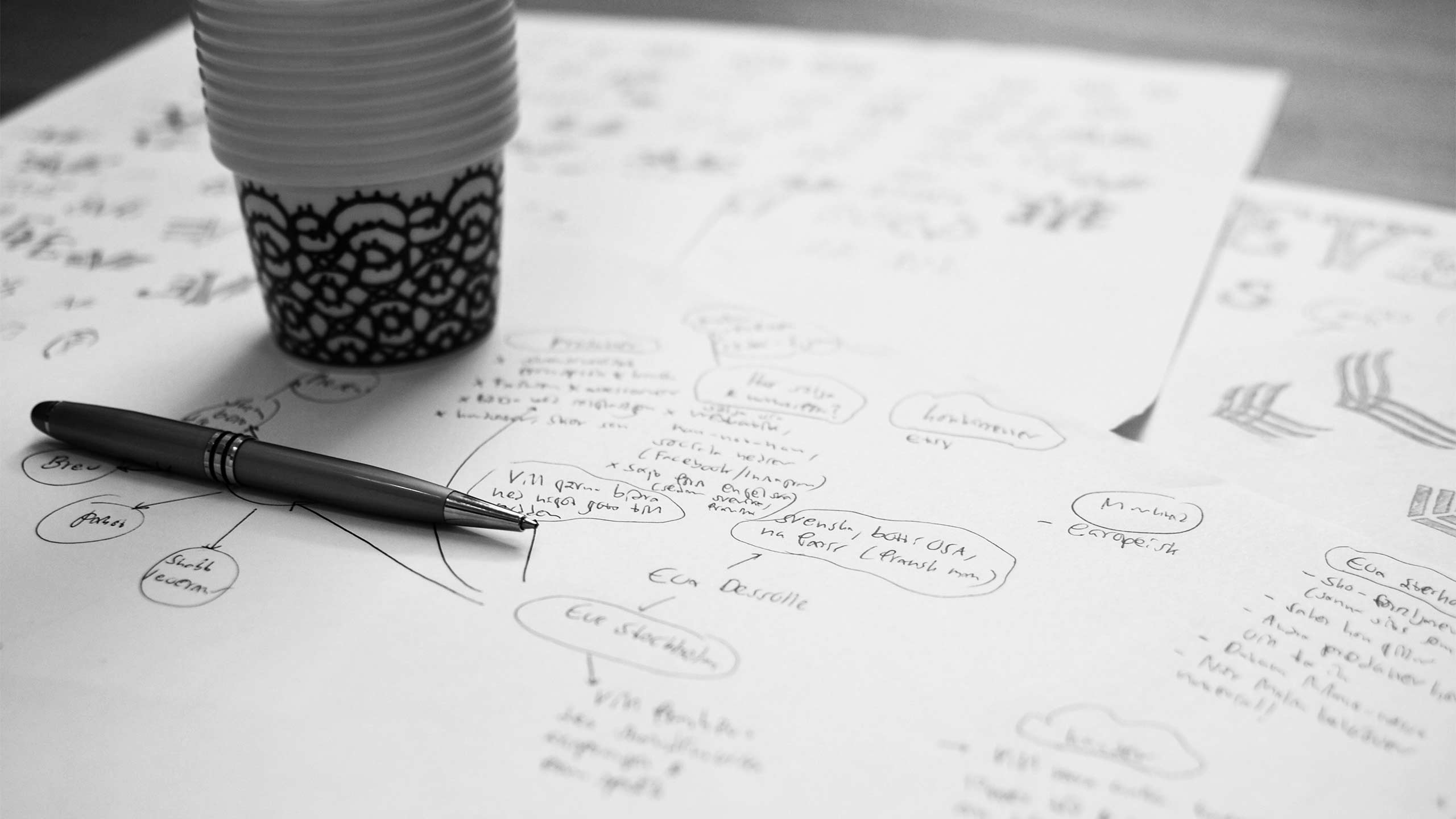 Mind map for Eve Stockholm