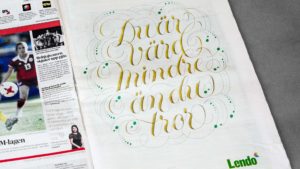 Printed design for Jung Von Matt