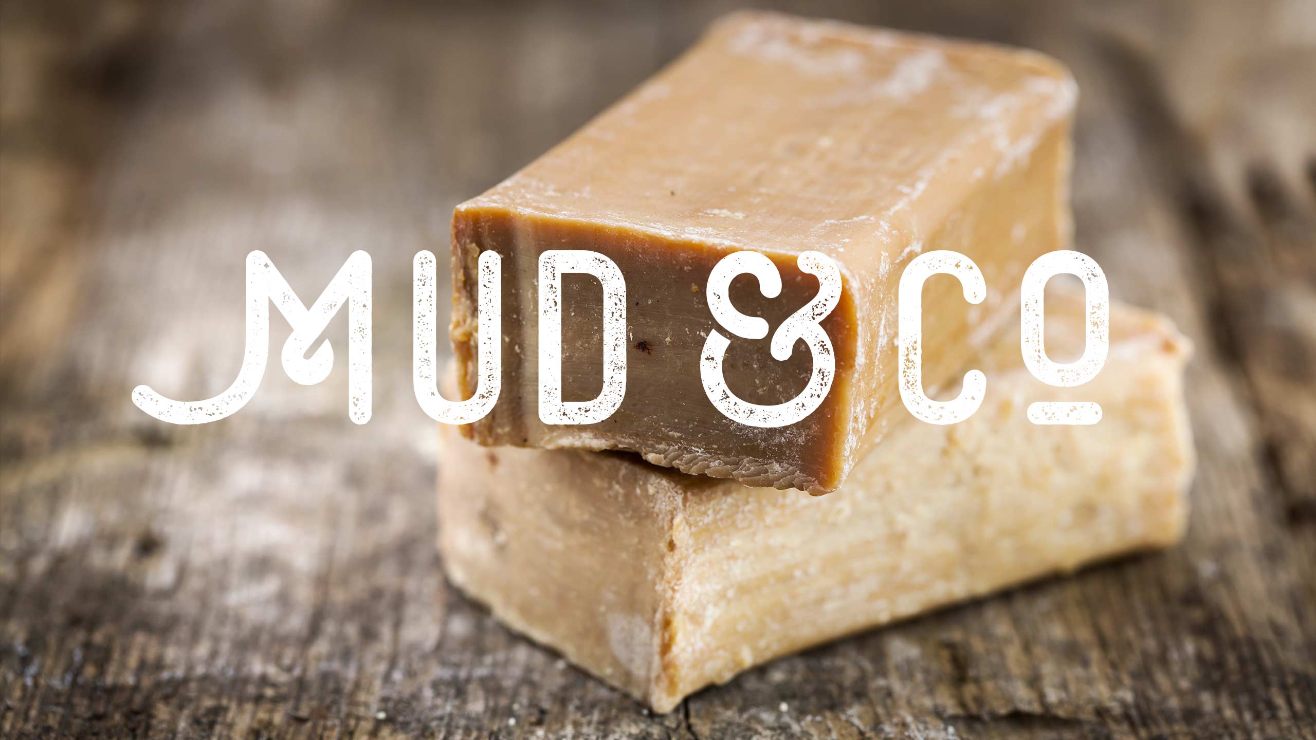 Final logo on soap bars for Mud & Co