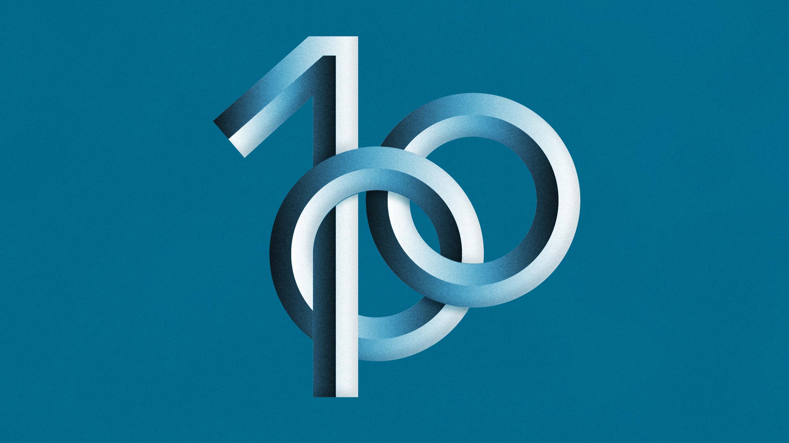 Symbol for Plasten 100 år i Sverige.