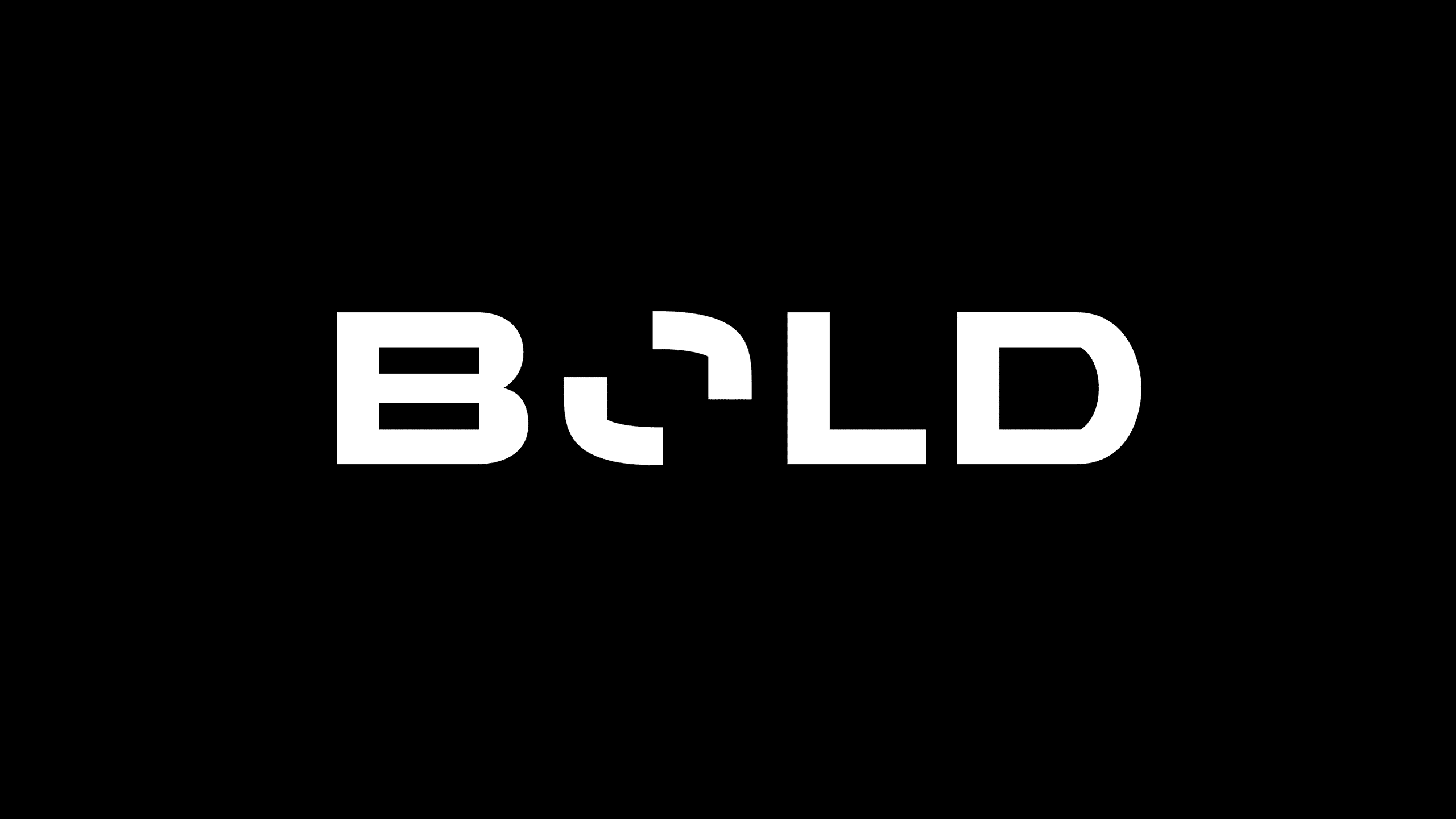 Final logo design white for Bold.