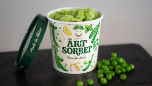 Photo of printed final packaging design.