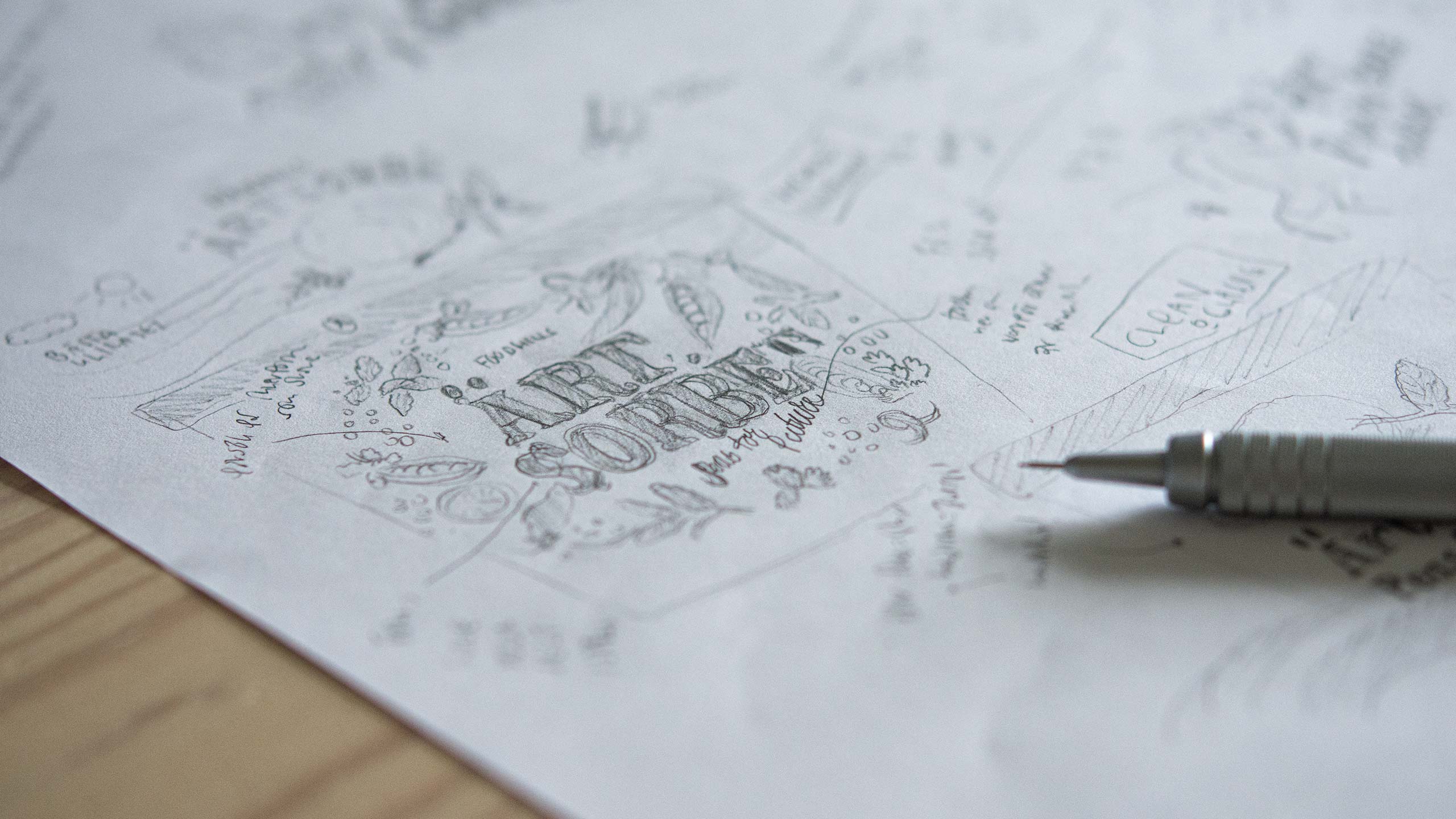 Photo of sketch for Foodhills. 
