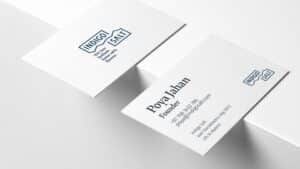 Indigo Salt business cards design