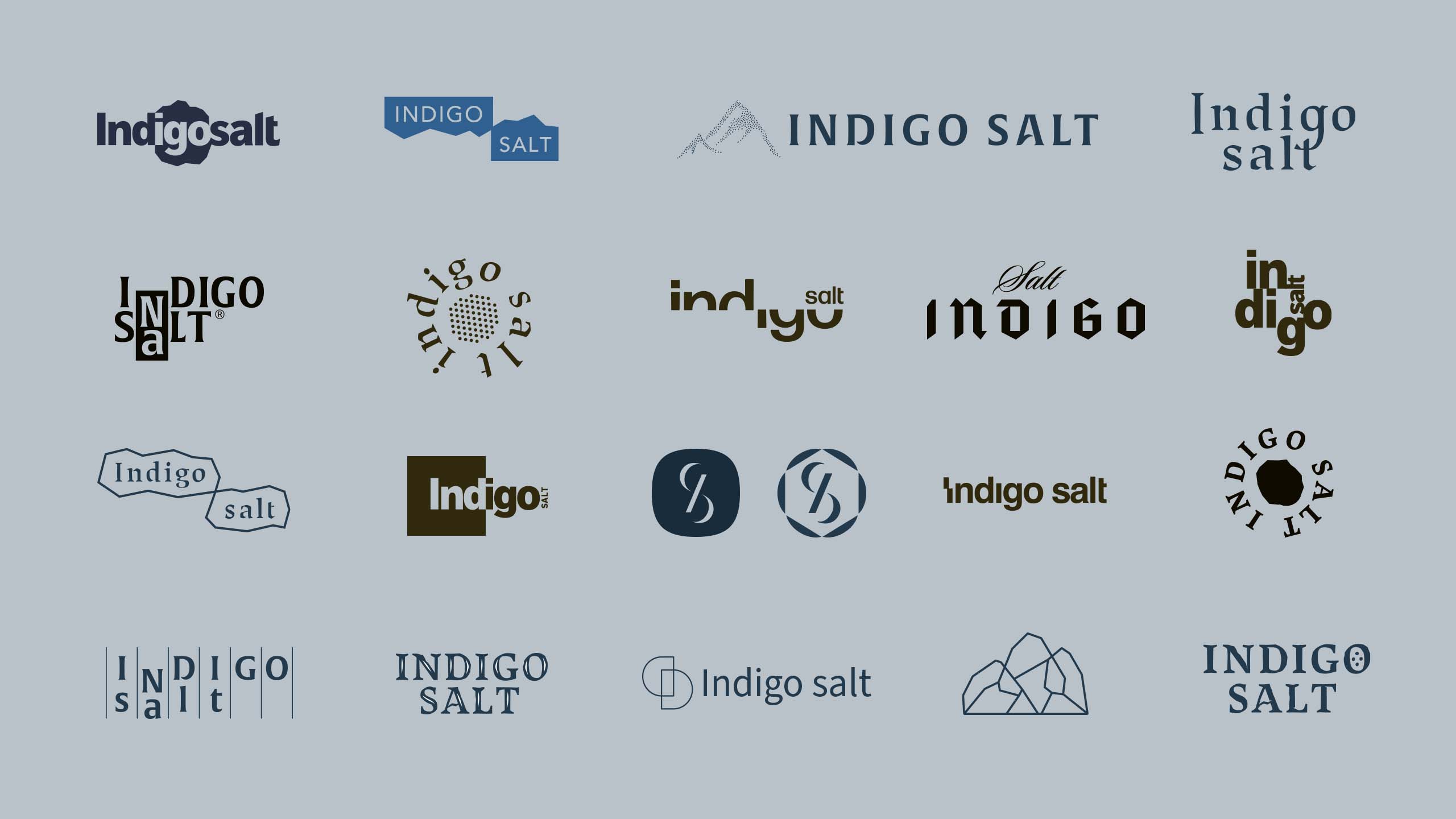 Digital sketches for Indigo Salt.