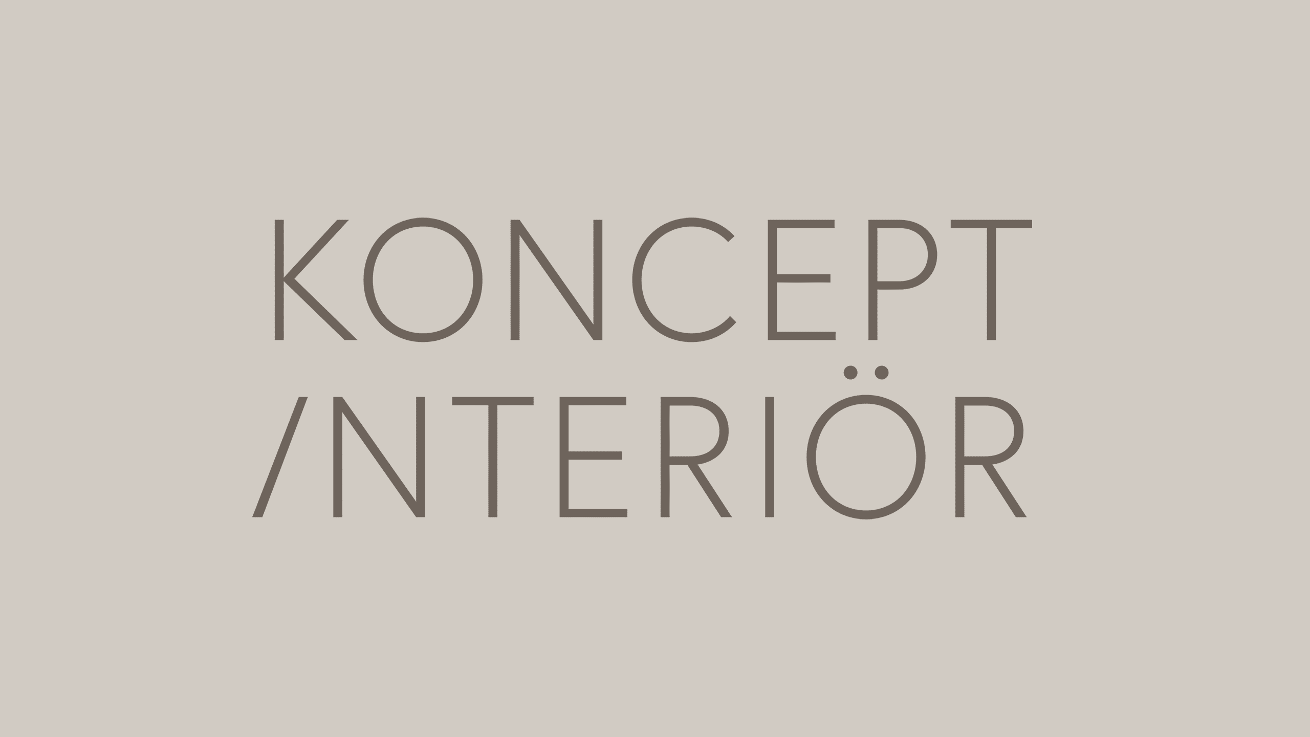 Full logo for Koncept Interiör