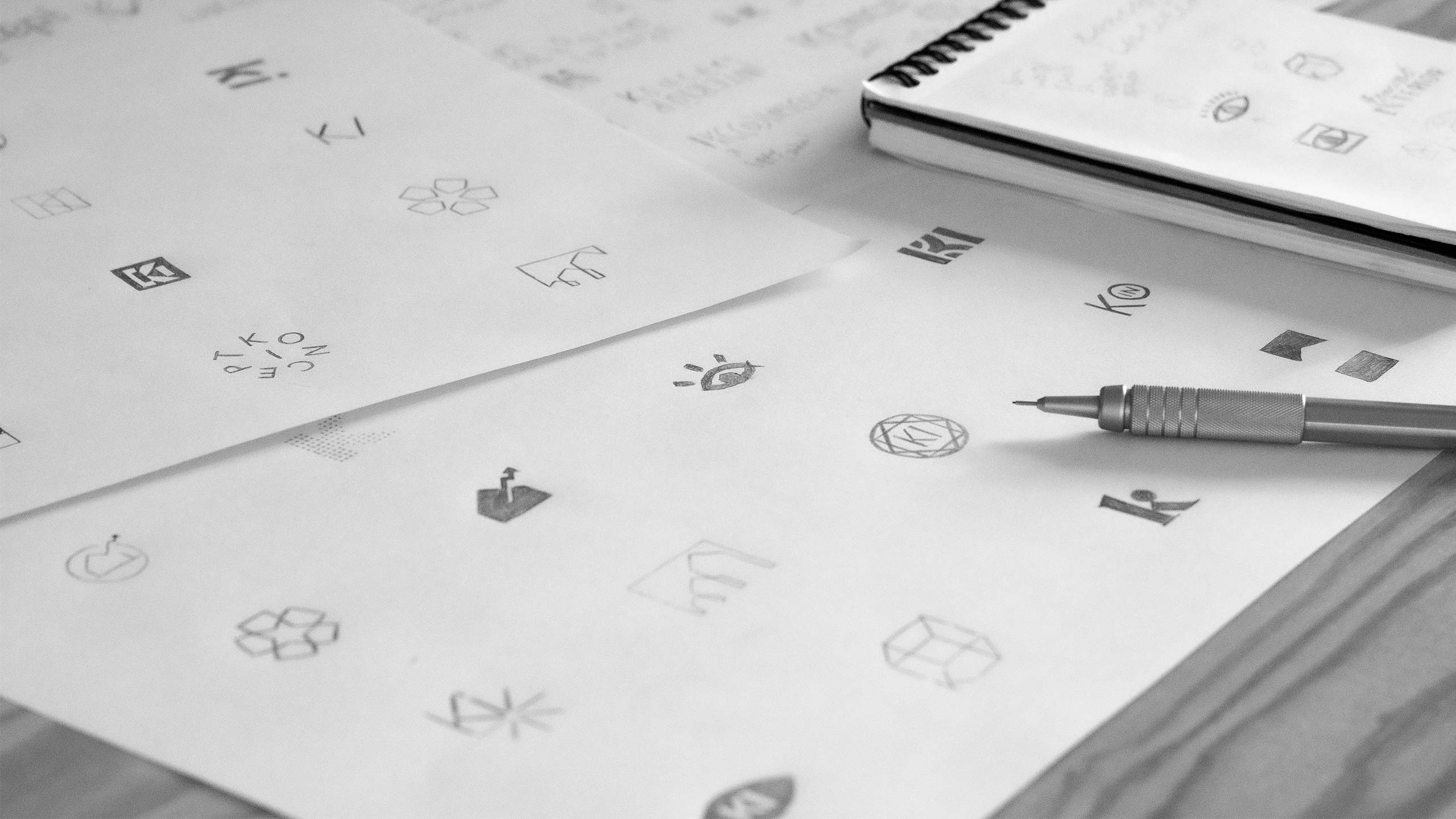 Sketches for the logo