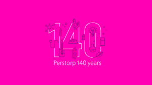 Final symbol for Perstorp 140 years anniversary.