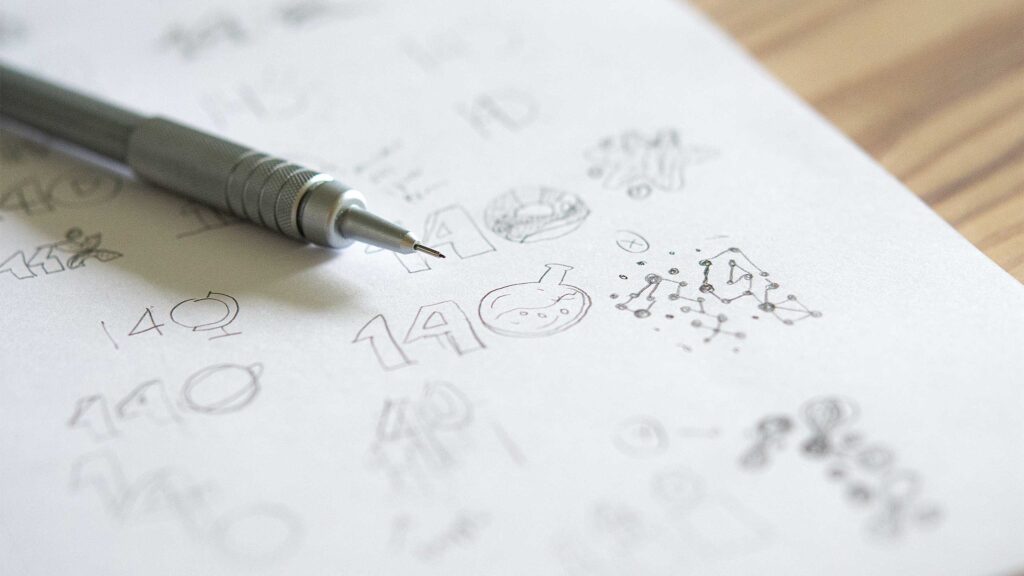 Sketches for Perstorp 140 years anniversary. 