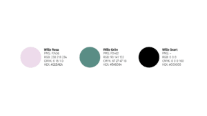 The color scheme for Wille Worldwide.