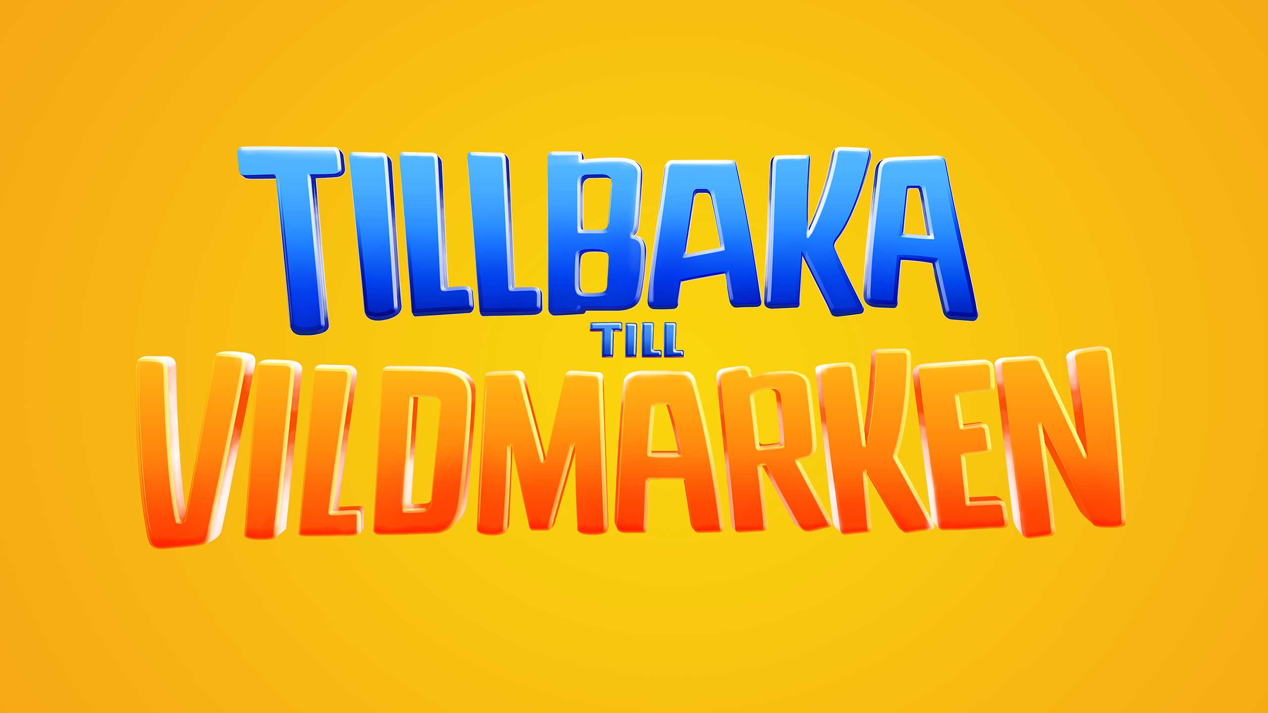 Final Swedish title design for Tillbaka till vildmarken